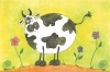 Carte postale : Vache