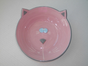 Assiette Chat : Diamètre : 20 cm - Prix : 35 €