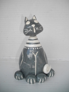 Chat : Hauteur : 20 cm - Prix : 38 €