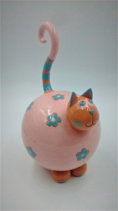 Chat : Hauteur : 18 cm - Prix : 50 €