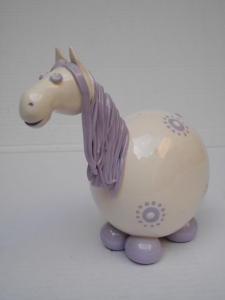 Cheval -Boule- : Hauteur : 12 cm - Prix : 30 €