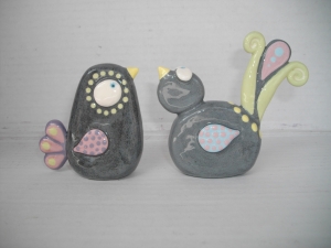 Figurine Oiseau : Hauteur : 8 cm - Prix : 18 €