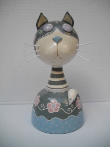 Portrait de Chat : Hauteur : 40 cm - Prix : 120 €