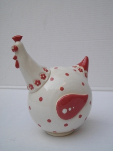 Poule -Boule- : Hauteur : 12 cm - Prix : 30 €