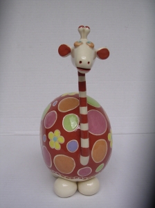 Sculpture Girafe : Hauteur : 18 cm (sans le cou ) - Prix : 50 €