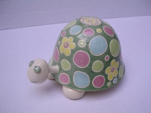 Sculpture Tortue : Hauteur : 18 cm - Prix : 50 €