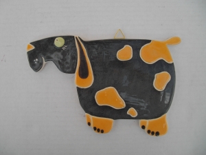 Tableau Chien : Hauteur : 20 cm - Prix : 35 €