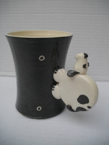 Tasse Chien : Hauteur : 12 cm - Diamètre : 10 cm - Prix : 23 €