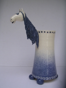 Vase Cheval : Hauteur : 28 cm - Prix : 40 €